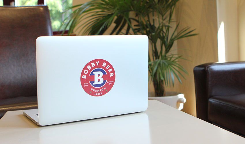 Custom Laptop Stickers & Branding